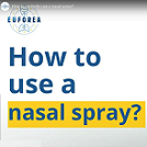 How to use a nasal spray | Neus.nu | Platform van KNO-artsen