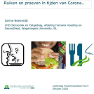 Ruiken en proeven in tijden van Corona | Neus.nu | Platform van KNO-artsen